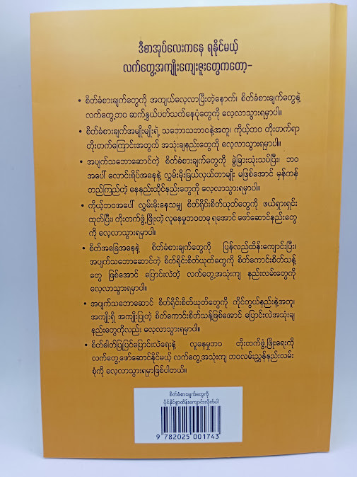 စိတ်ခံစားချက်တွေကိုပိုင်နိုင်စွာထိန်းကျောင်းလိုက်ပါ (လူသာ)