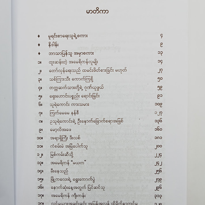 ထူးဆန်းတဲ့အမေရိကန်လူမျိုး - နိုင်းနိုင်းစနေ