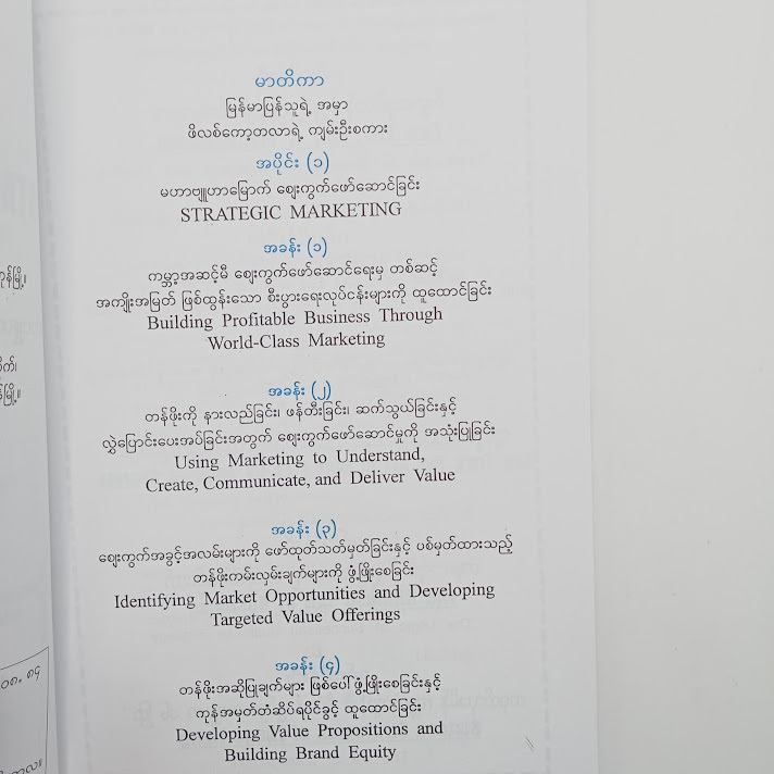 မဟာဗျူဟာမြောက်စျေးကွက်ဖော်ဆောင်ခြင်း - ဝင်းသိန်းဦး