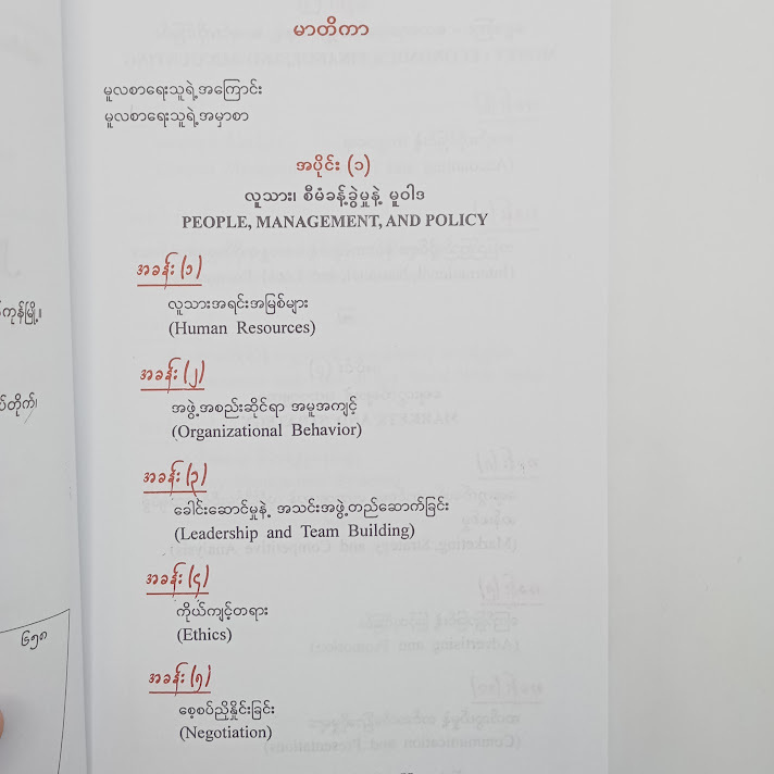 ၂၄ နာရီ MBA - ဝင်းသိန်းဦး